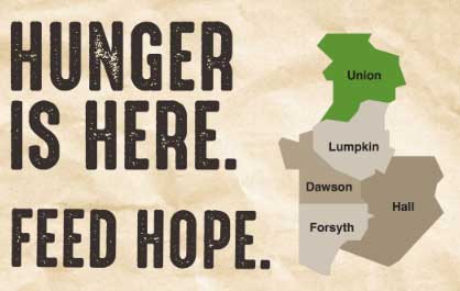 Hunger is here. Feed hope.